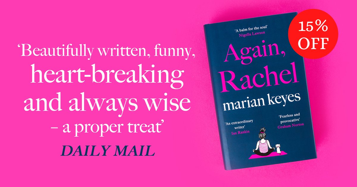 This Prime Day get 15% off #AgainRachel by Author of the Year @MarianKeyes for a limited time only! Just in time to get your Kindle loaded-up for gripping autumnal reading 😍 Get your copy now: amazon.co.uk/Again-Rachel-u…