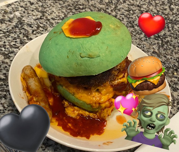 カエルバーガー 台湾抽選限定カラー ソフビ フィギュア マクドナルド風