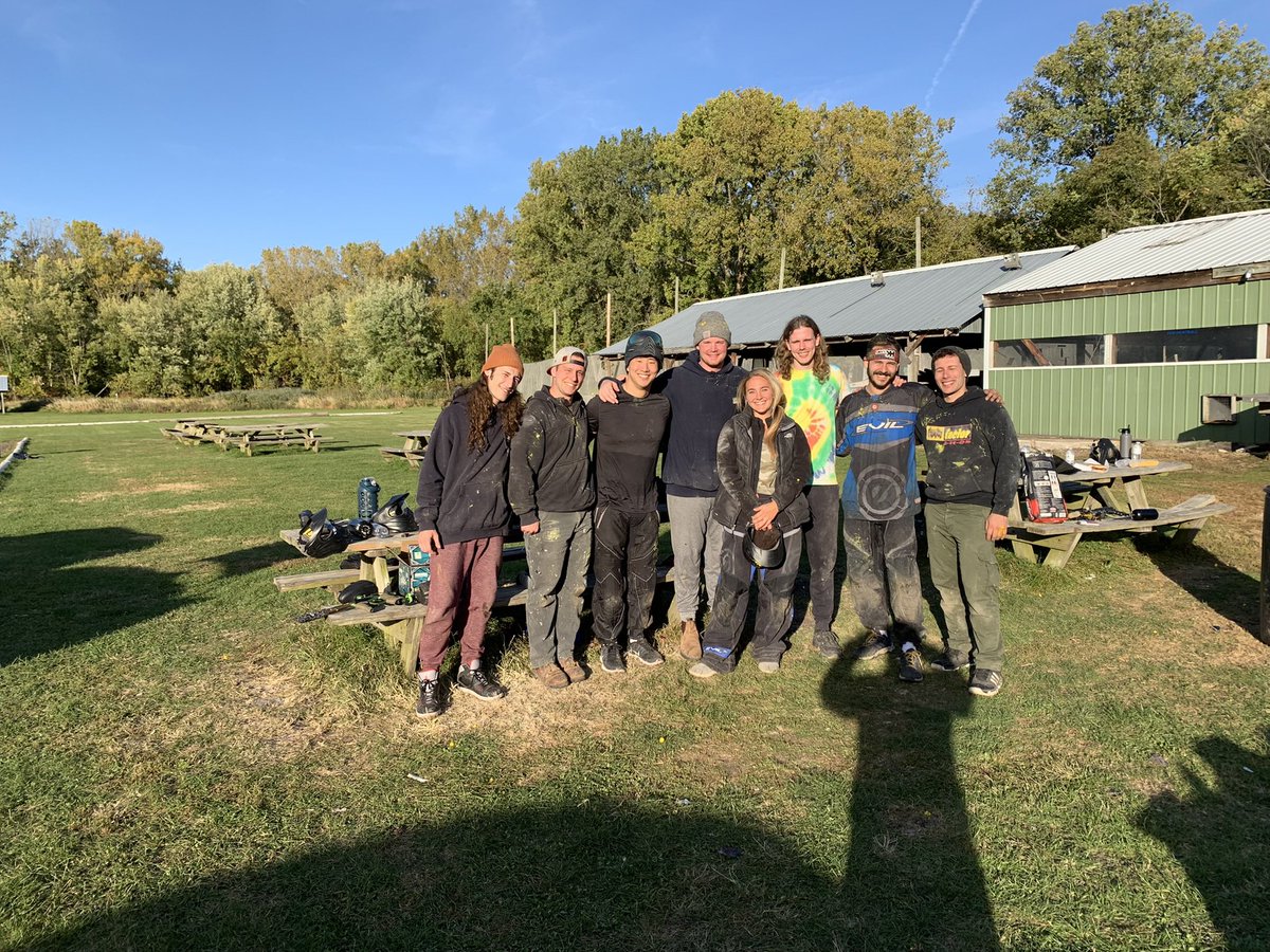 hillscaletta's tweet photo. @fredshowradio @OnAirKeke I went on the paint ball date… only woman in our crew. Keke I was looking for you 👀👀👀 #datenight https://t.co/5eClyhkVhp