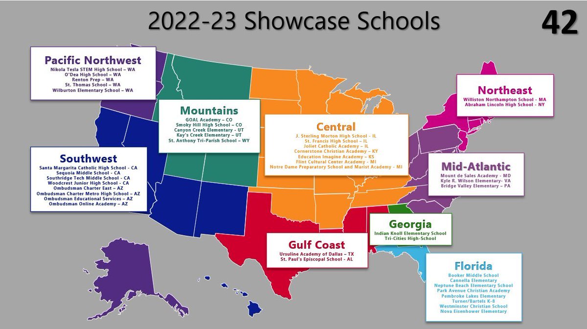 🎉Excited to have been selected as an #MIEExpert again this year along with @brianfmerrill, @MegJaeger, @CBSRotella, & @CB_MrsWilson! @CBBridgeValley was selected as one of the 42 #showcaseschool in the US & the only PA school! #cbsdproud #MicrosoftEDU