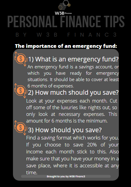 Personal Finance Tips #1

The importance of an emergency fund🚨

Have you started saving for your emergency fund?👇