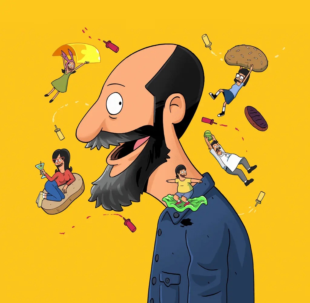 BobsBurgersFOX's tweet photo. Happy Birthday to the CREATOR, @lorenbouchard. 🎉 

🎨: @devinator200 https://t.co/C3xzWHdJom