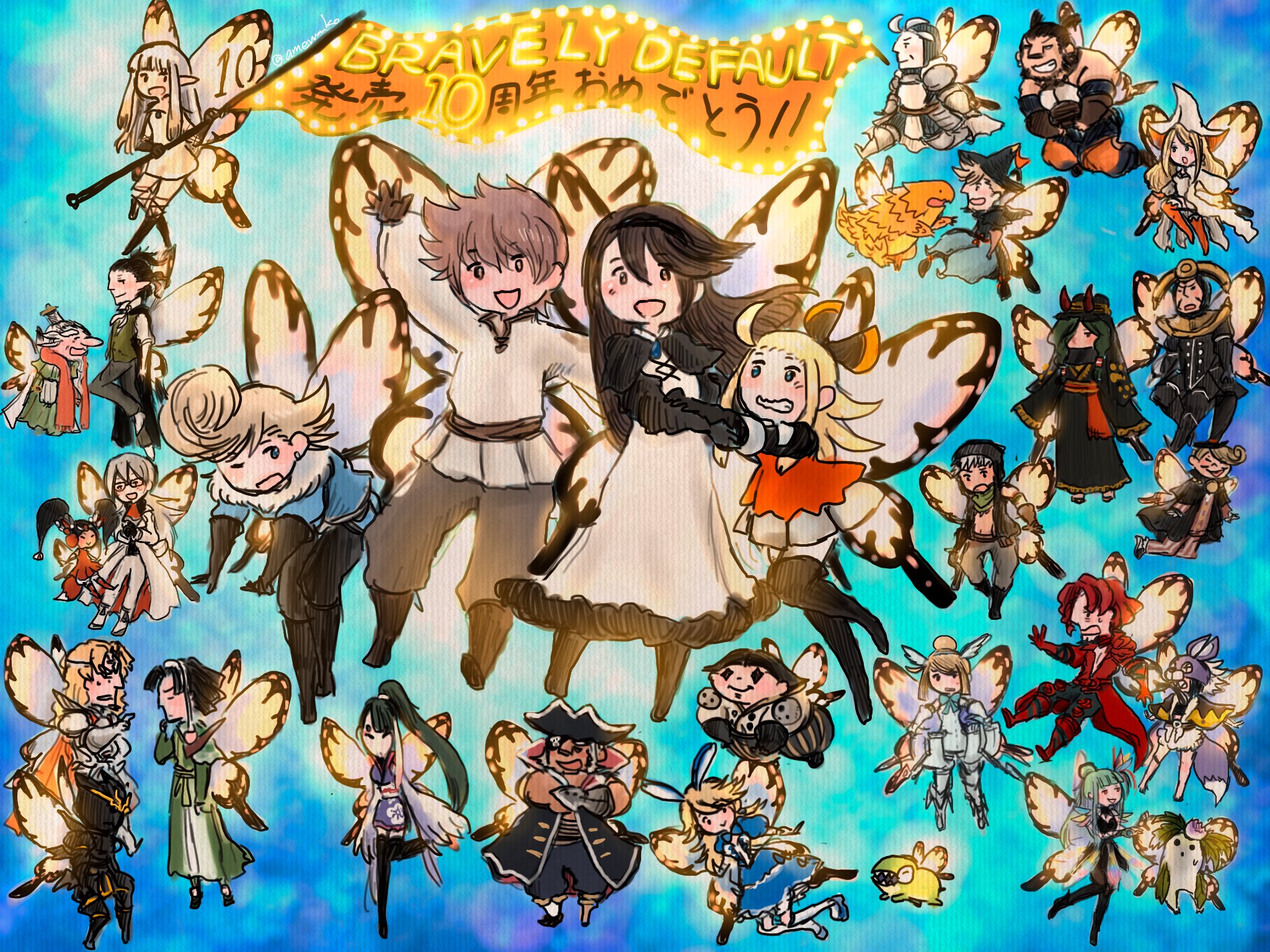 Revo Linked BRAVELY DEFAULT Concert缶バッジ Revo Linked BRAVELY DEFAULT Concert缶バッジ