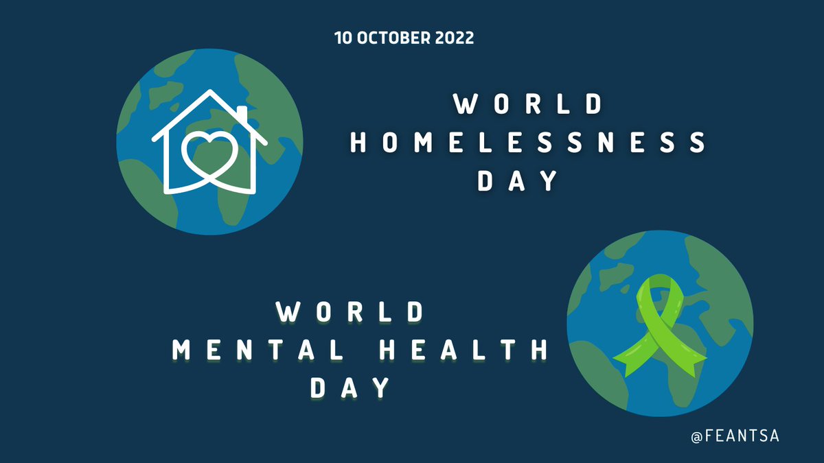 This year, #WorldHomelessnessDay coincides with #WorldMentalHealthDay:

🌐In high-income countries, over 75% of people experiencing homelessness have a #MentalHealth condition.

🗣️We urge policymakers to not forget the homeless population in their mental health strategies.

🧵⤵️