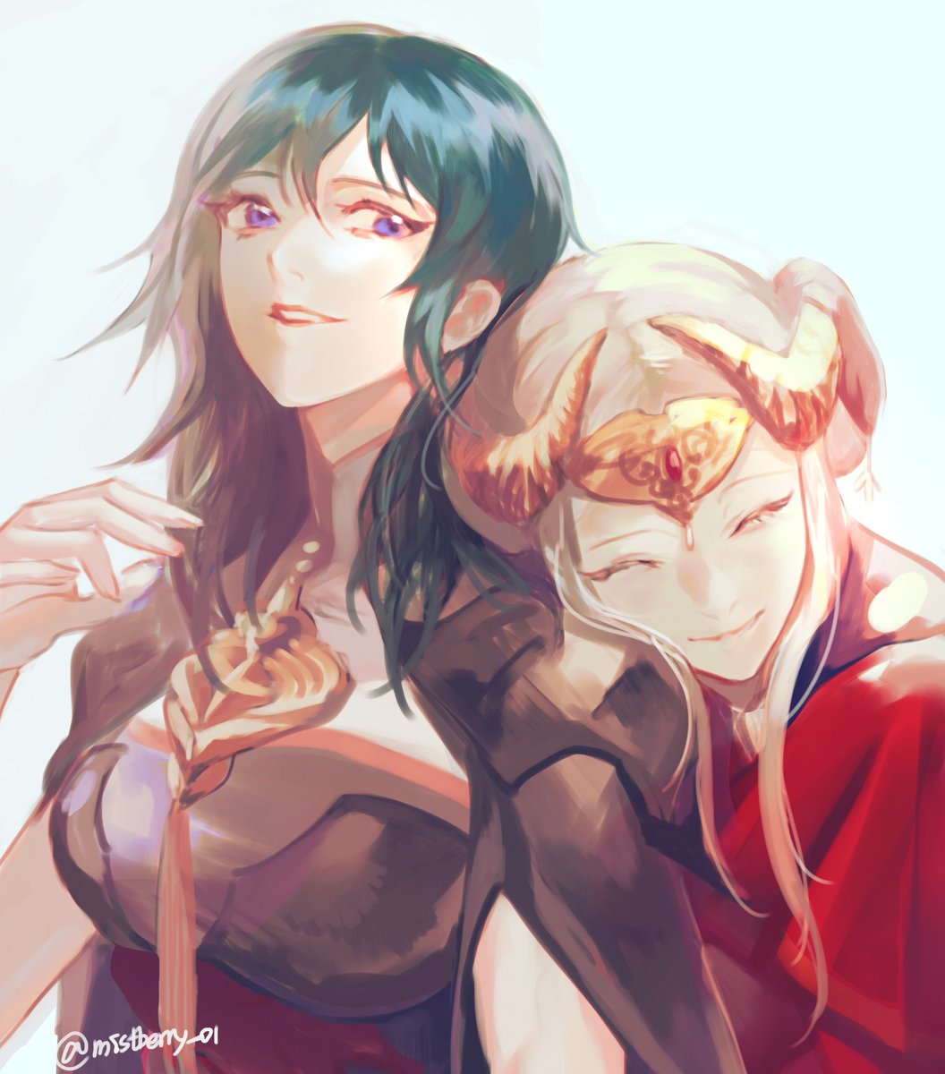 RT @CuteYuriBot: Byleth and Edelgard [Fire Emblem] https://t.co/1DJgZp5qN5