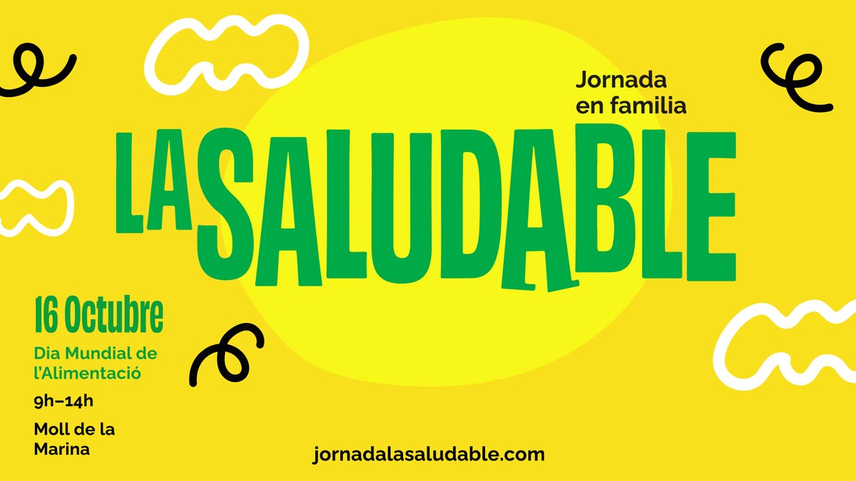 📢 El moll de la Marina es transforma!

🍎🤸‍♀️ El 16 d'octubre es convertirà en un espai d'aprenentatge i diversió, amb jocs i activitats sobre hàbits de vida saludable gràcies a <a href="/GasolFoundation/">Gasol Foundation Europa</a> i <a href="/consumogob/">Secretaría General de Consumo y Juego</a>.

Inscriu-t'hi a #LaSaludable!
✏️ jornadalasaludable.com/cat