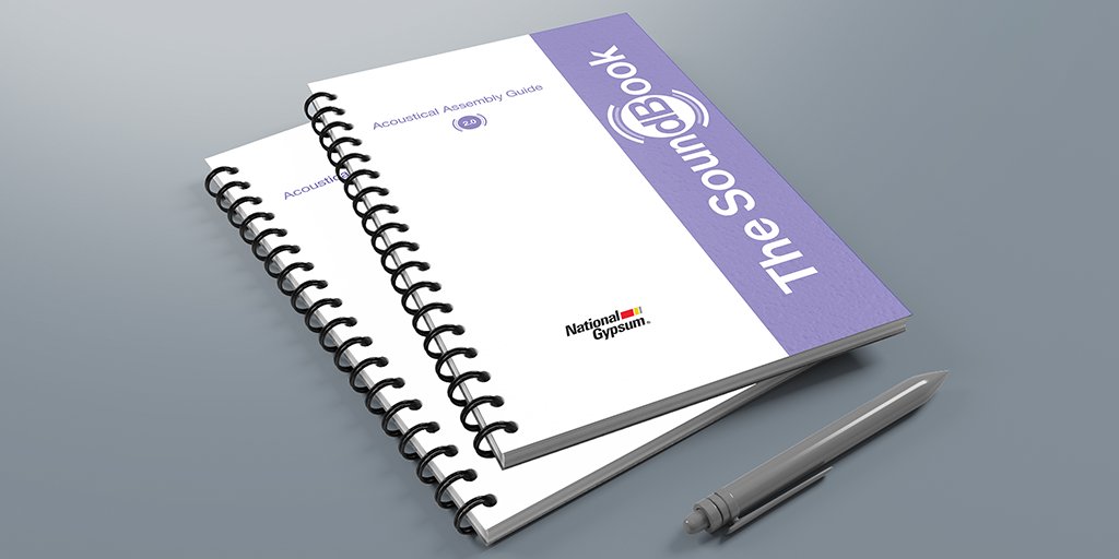 NationalGypsum's tweet image. Acoustics is an important consideration for any building. With The SoundBook®, you can access and utilize proven acoustical wall, ceiling, and floor assemblies — here&apos;s how: hubs.li/Q01pkxsN0  #acoustics #sound #technicalguide