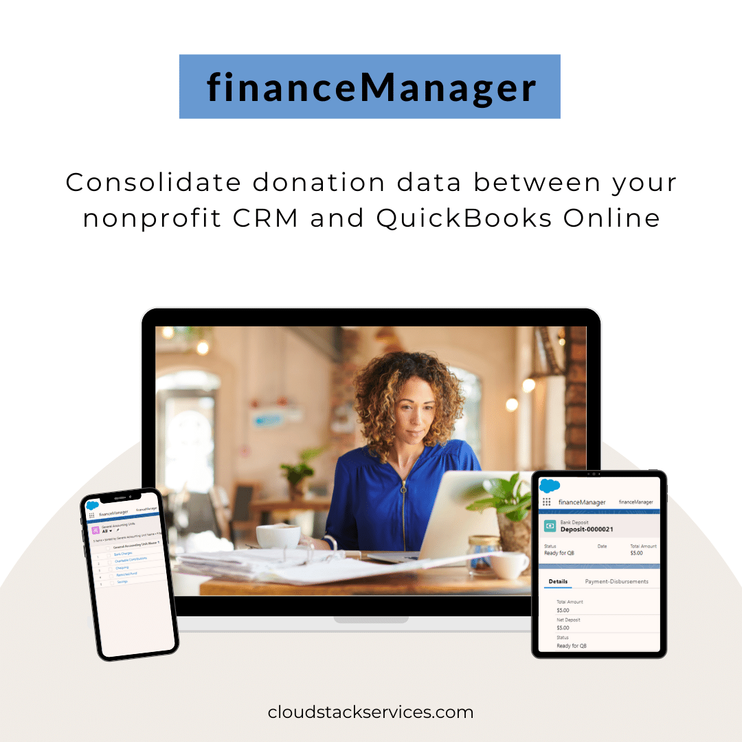cloudStack_svcs's tweet image. With financeManager we have taken the time to build a product that will simplify your #nonprofit accounting.
hubs.ly/Q01mbt9l0
#quickbooksonline #salesforce #nonprofitorganization #nonprofitmanagement #accounting