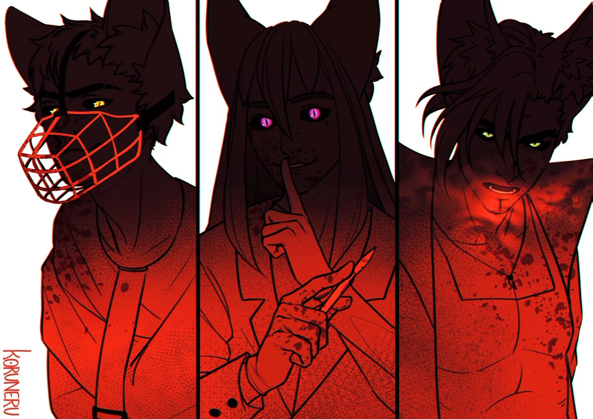 kor_neriusu's tweet photo. I went through 2 weeks of recovery after a difficult tooth extraction, and now I finally have some drawings https://t.co/5uIjdxqYto