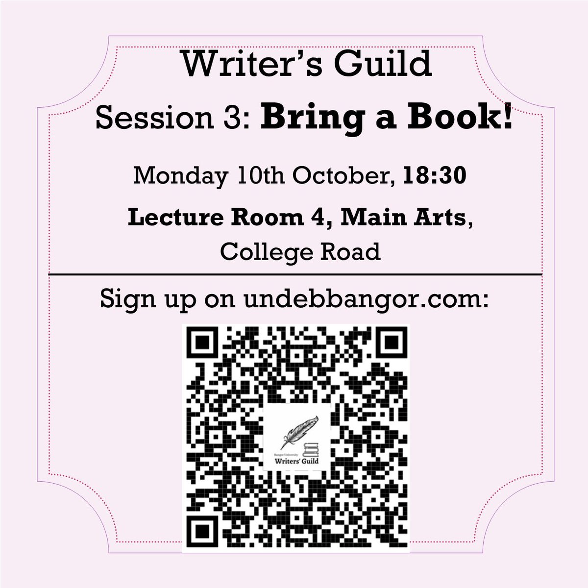 Bangor University Writer's Guild tweet media