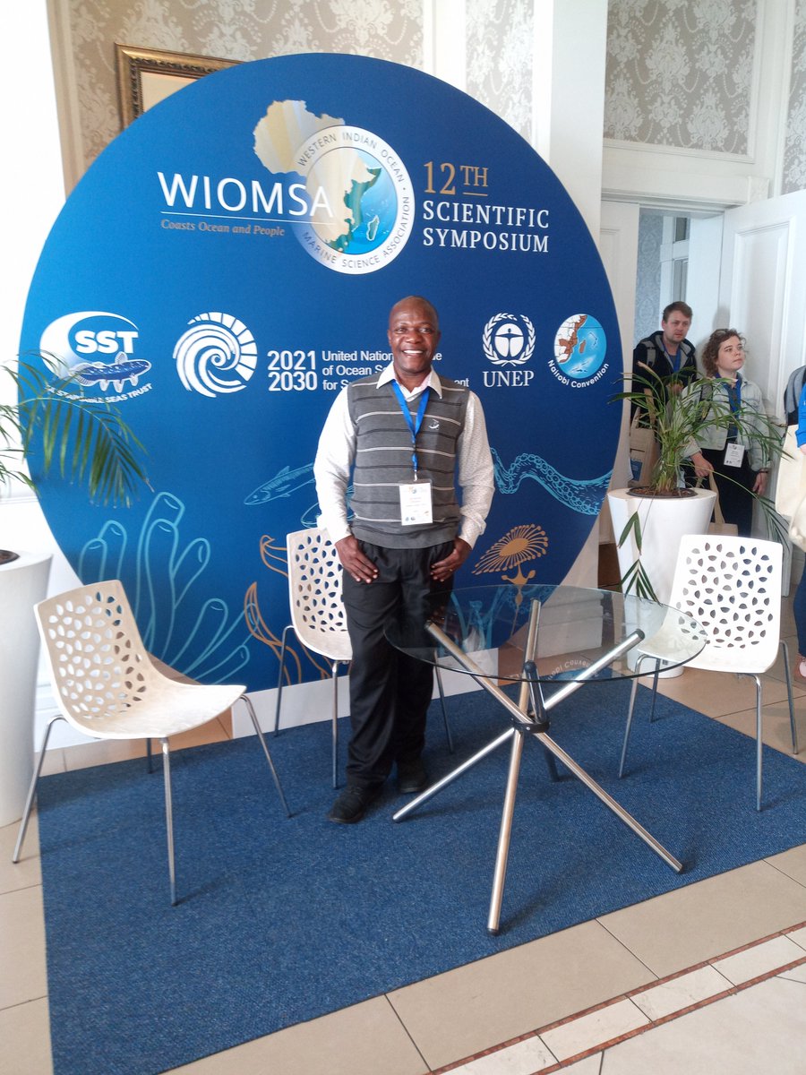 Participating at the 12th WIOMSA Scientific symposium #WIOMSA2022 9th to 15th October 2022