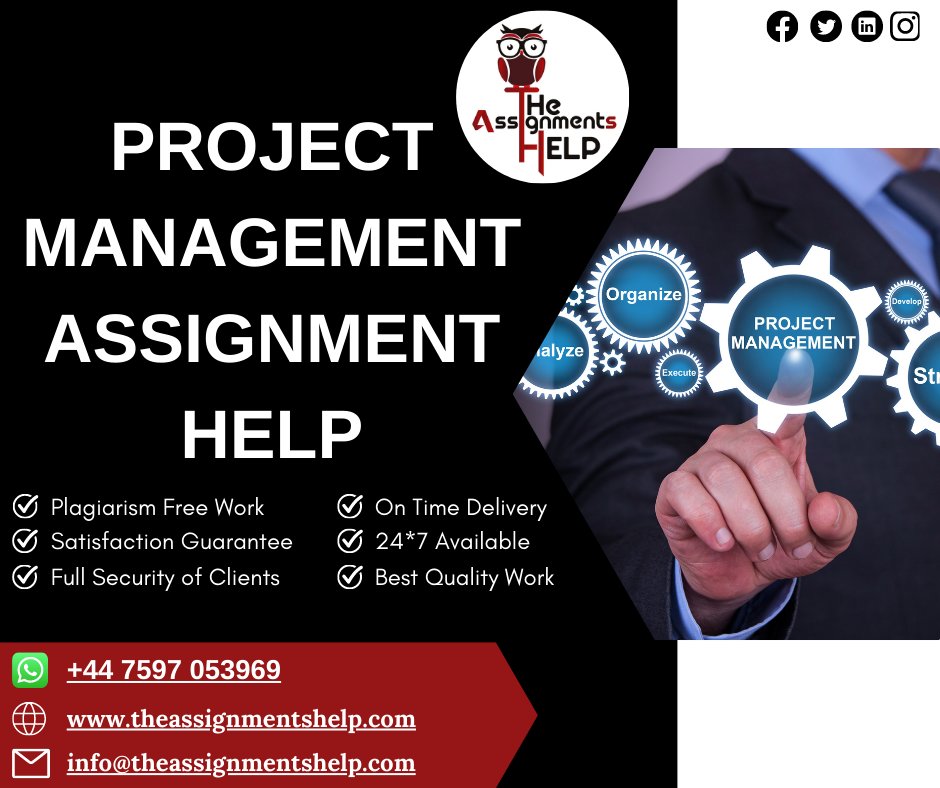 tasignmentshelp's tweet image. Be confident! Because you choose our Project Management Assignment Help services.
Order Your Task Now.
#projectmanagement #projectmanagementassignment #projectmanagementassignmenthelp #onlineprojectmanagementassignmenthelp #projectmanagementhomeworkhelp #theassignmentshelp