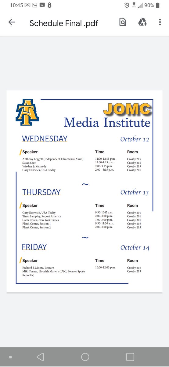 Aggie_JOMC's tweet photo. See you this week! #jomc #crosbykids https://t.co/rLfjWHLDJO