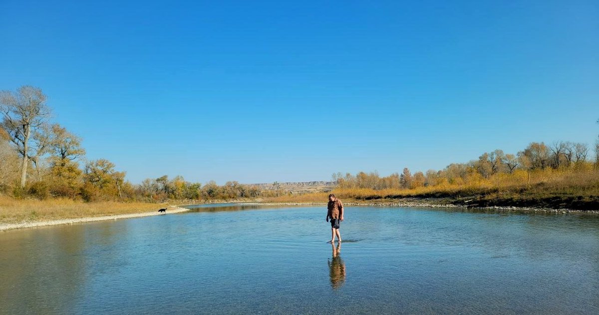 mhuggins_'s tweet photo. In case you were wondering... Yes I can

#WaretonRiver #BellyButtes https://t.co/PGW2j2vaWC