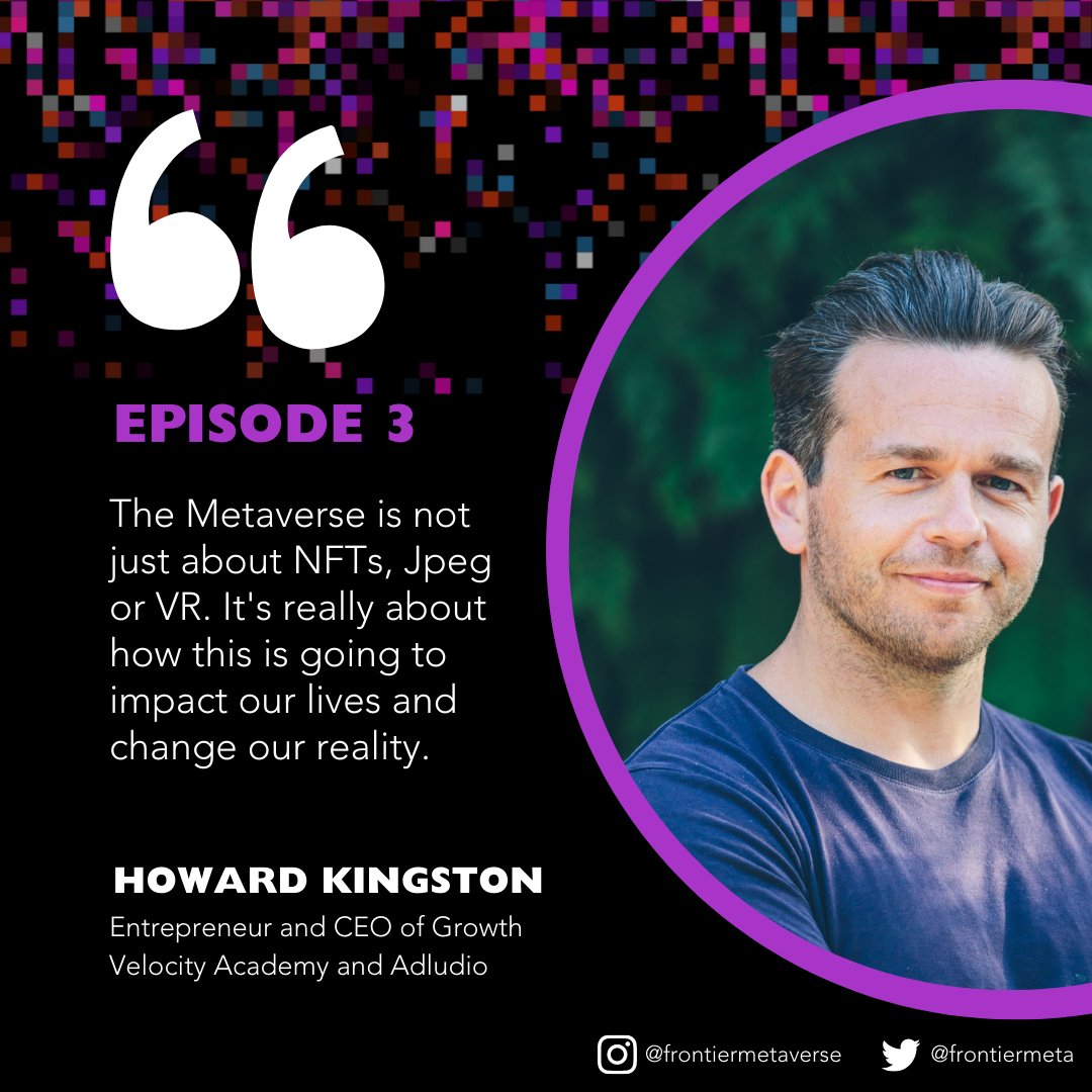 frontiermeta's tweet photo. Behind the scenes of a Web3 expert 🤫

In one of our best episode ever, your host Howard shares some of the #lessons he has learned while getting started in #web3 - including #mistakes made and #tips for getting you started too!

🎧 Listen to the episode: https://t.co/Ao7enBU5O2 https://t.co/srfKmZ7zZQ