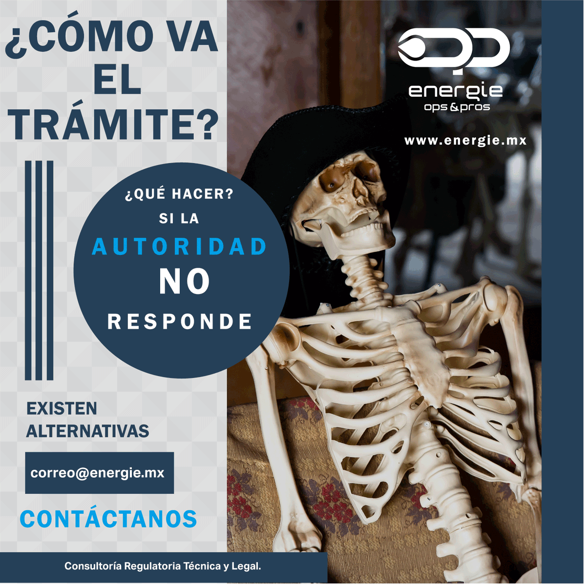 openergie's tweet photo. ¿Sigues esperando respuesta de la autoridad?

¿Sabes qué hacer si no te contestan?

Puedes revisar las alternativas que existen...
o puedes seguir esperando.

¡Escríbenos!
correo@energie.mx
https://t.co/WhU29O4kg4
#CRE #ASEA #SENER #ENERGIA https://t.co/KmkNIGx0vq