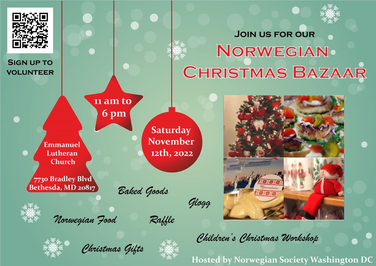nosodc's tweet photo. Norsk julebasar 12. november! #norskidc #julebasar #NorwegianChristmas https://t.co/T9ecoKJZEi