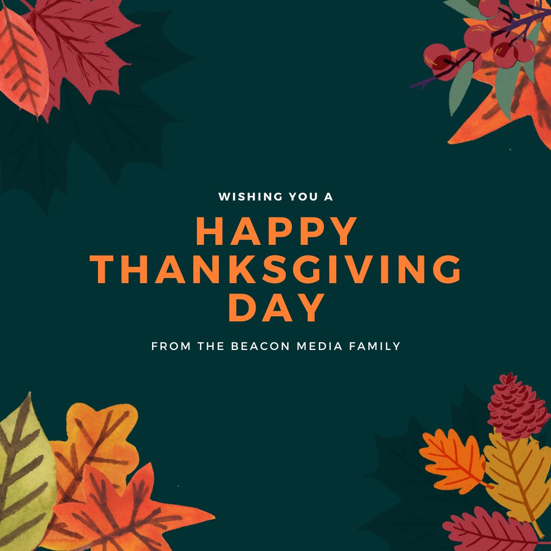 BeaconMediaGrp's tweet photo. Happy Thanksgiving to all our Canadian friends!  🦃 🍂 🥧 https://t.co/3VMjlXFwKC