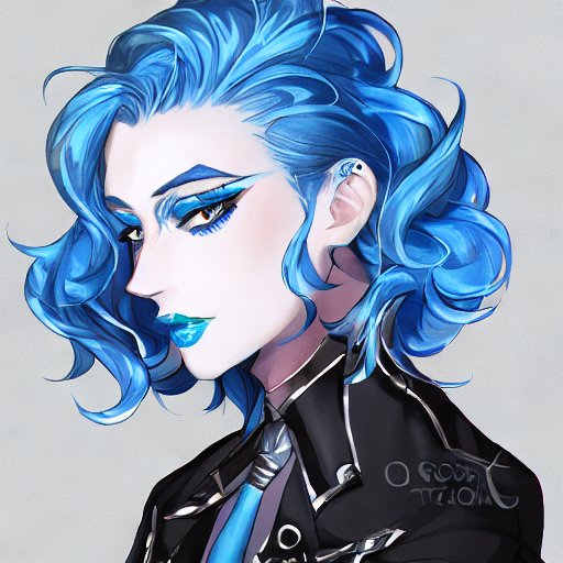 「blue eyeshadow eyelashes」 illustration images(Latest)