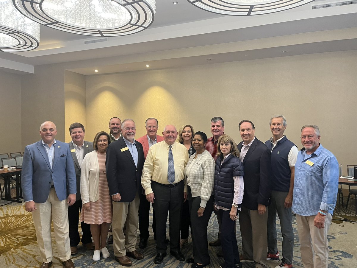 Thanks for coming to our retreat, .<a href="/SonnyPerdue/">Sonny Perdue</a> !