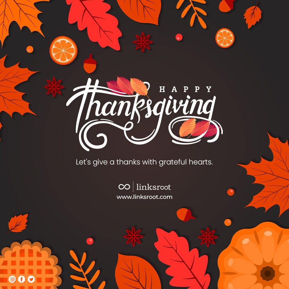 linksroot's tweet photo. This thanksgiving it is an invitation from Linksroot to connect all your admirable links so that your fans will be thankful for it!!
Happy thanksgiving to everyone celebrating.
Register now. only on Linksroot
#linksroot #links #twitter https://t.co/bk5Cpk1QgL