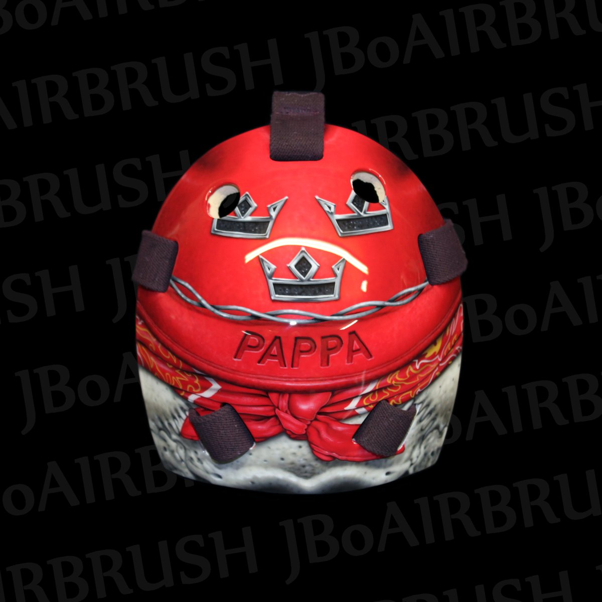 NHLFlames's tweet photo. A few up close shots of this beauty courtesy of @JBoAirbrush! https://t.co/UHwNPTFcEO