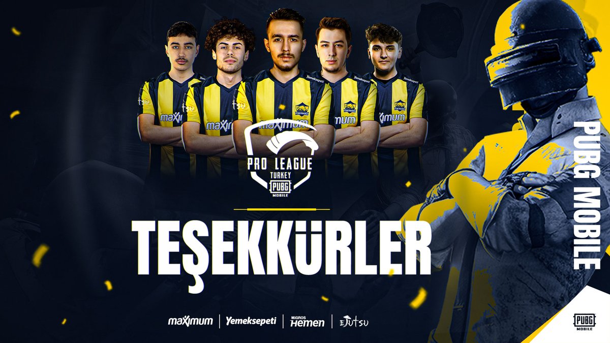 fbespormobile's tweet photo. Teşekkürler Takım! 💛💙

PMPL - Turkey Fall 2022 Büyük Finali'nde 16. sırada yer alarak turnuvaya veda ediyoruz. Büyük taraftarımıza bizi destekledikleri için ve takımımıza göstermiş oldukları emek için teşekkür ederiz. 

#PUBGMOBILE #PMPL https://t.co/iisC7ZVCgq