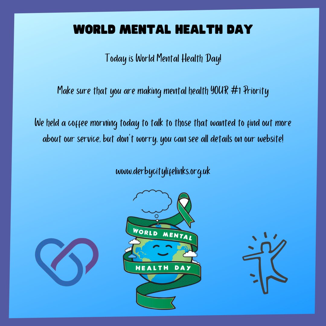DerbyLinks's tweet photo. #WorldMentalHealthDay https://t.co/Y7fNznJZIs