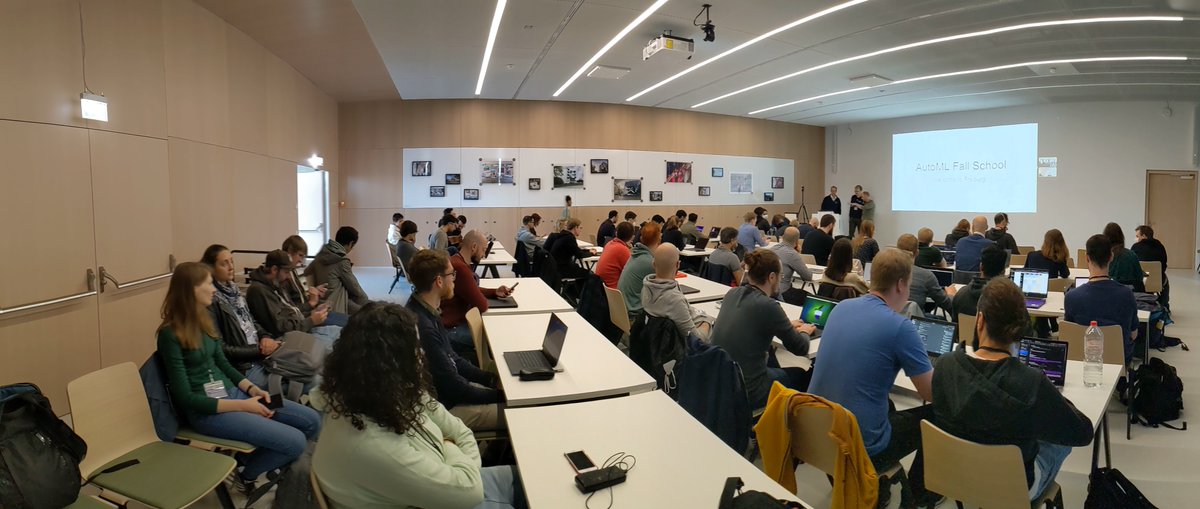 JoeranBeel's tweet photo. The first day of the #AutoMLFallSchool is almost over. I can highly recommend it to any #PhD or #Master student who has some interest in #AutoML. If you missed it this year, maybe there will be another one next year? Here are a few photos (more are yet to come). #AutoML #phdlife https://t.co/HwRVDR57xl