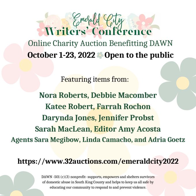 ecrwseattle's tweet image. ECWC is hosting a charity auction in support of 💫 DAWN 💫 a nonprofit that supports, empowers, and shelters survivors of domestic abuse. The auction is open now and will run until October 23rd.

To find more info and make bids, visit our auction page at: 32auctions.com/emeraldcity2022