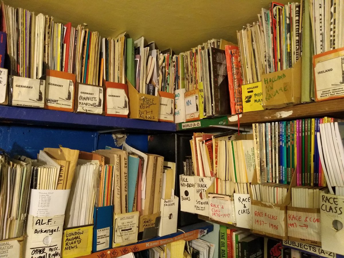 Remembering that time an academic wrote us up: 

‘the absence of any stable system of classification or cataloguing, a haphazard acquisitions policy and general ramshackle structure disqualifies Infoshop from being regarded as a functional archive at all’

We cancelled! Lolz