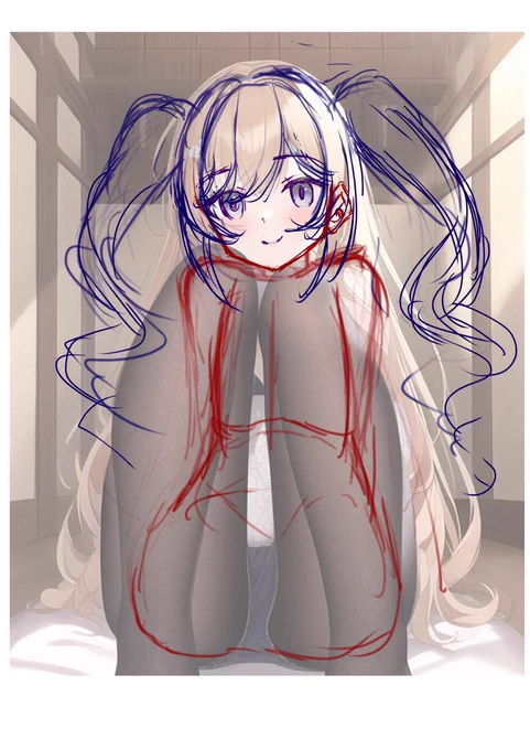 可愛かったので黒タイツバーバラにする事にした 
