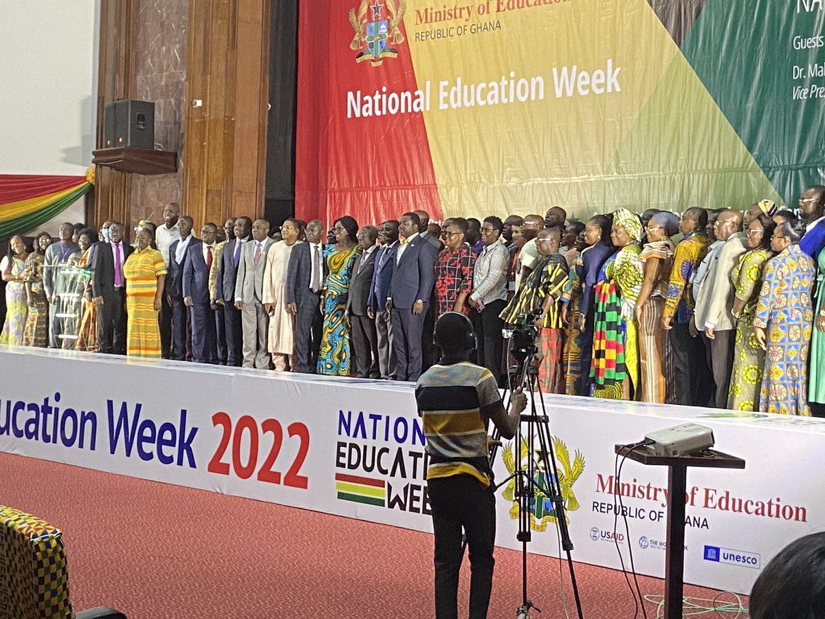 amaofei's tweet photo. The National Education Week is duly launch. It is time to reflect on the state of #Ghanaeducational system &amp; look at further planning  to improve the current system. @ESSA_Africa will be actively participating and sharing some insights on how #evidence &amp; #data  can propel #change https://t.co/wrUgYRkKXH