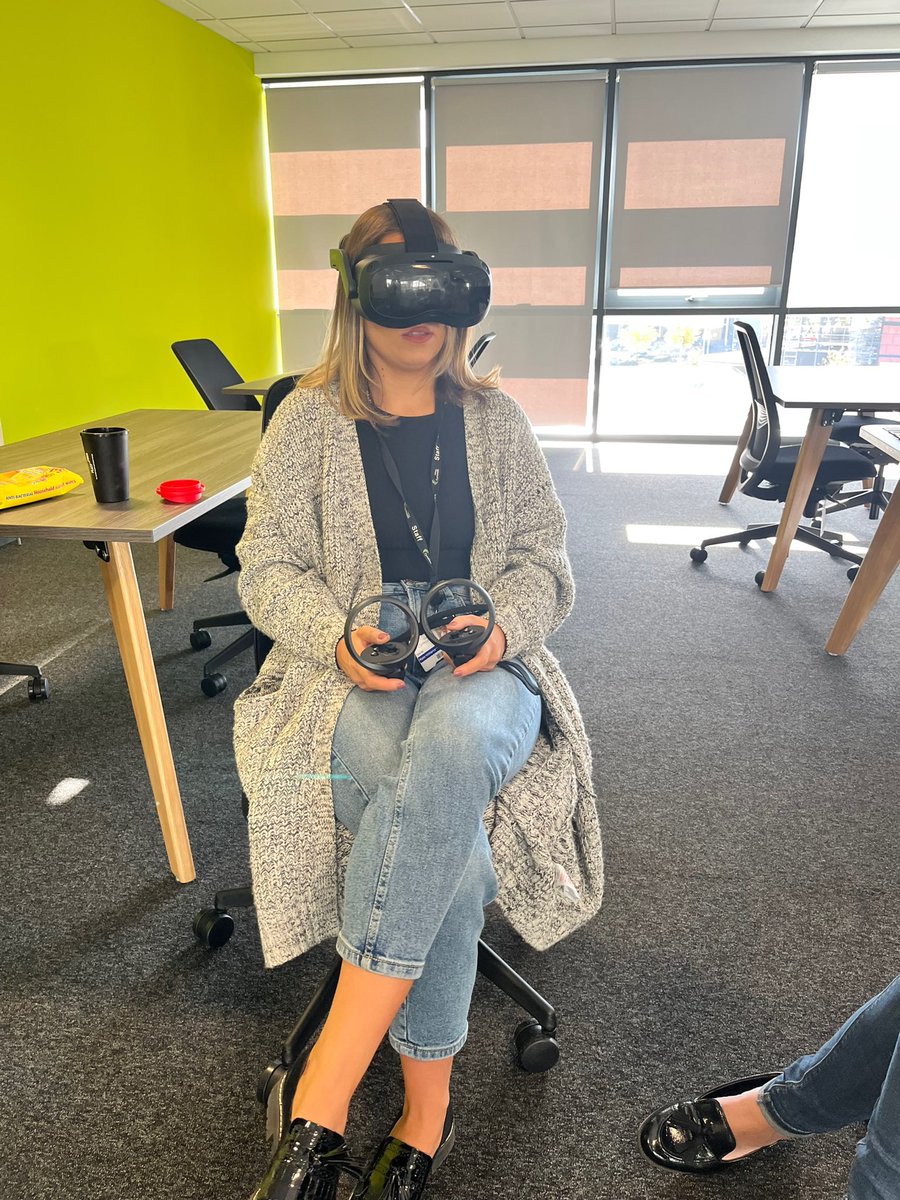 Amazing day with the Universal Learning Provision team @ColegyCymoedd Nantgarw, exploring ways to embed the <a href="/htcvive/">HTC VIVE</a> Focus 3 headsets to use with their groups.