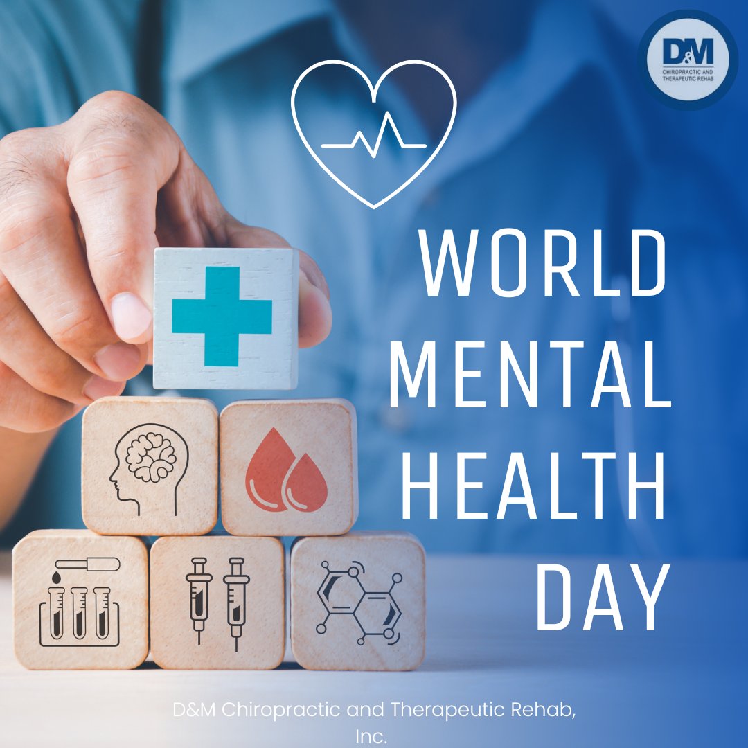 DM_Chiro's tweet photo. It's #WorldMentalHealthDay 🫶🥰
#mentalhealthmatters and we want to see a world where mental health is valued and supported by all. New studies now back up the effectiveness of chiropractic care in relieving certain mental health symptoms such as anxiety and depression. 
🤯🧠❤️‍🩹❤️ https://t.co/3zmufpUytJ