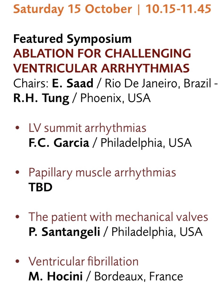 Eduardo Saad (@eduardosaad3) on Twitter photo Finally this week! Venice arrhythmias 2022! The best and surely most enjoyable arrhythmia meeting! Joint session with <a href="/LAHRSonline1/">LAHRS</a> Excited again be part of this great scientific program talking on fuoroless AF ablation. Thank you <a href="/drraviele/">Raviele Antonio</a> <a href="/natale_md/">Andrea Natale MD</a> and Sakis Themistoclakis! Finally this week! Venice arrhythmias 2022! The best and surely most enjoyable arrhythmia meeting! Joint session with <a href="/LAHRSonline1/">LAHRS</a> Excited again be part of this great scientific program talking on fuoroless AF ablation. Thank you <a href="/drraviele/">Raviele Antonio</a> <a href="/natale_md/">Andrea Natale MD</a> and Sakis Themistoclakis!