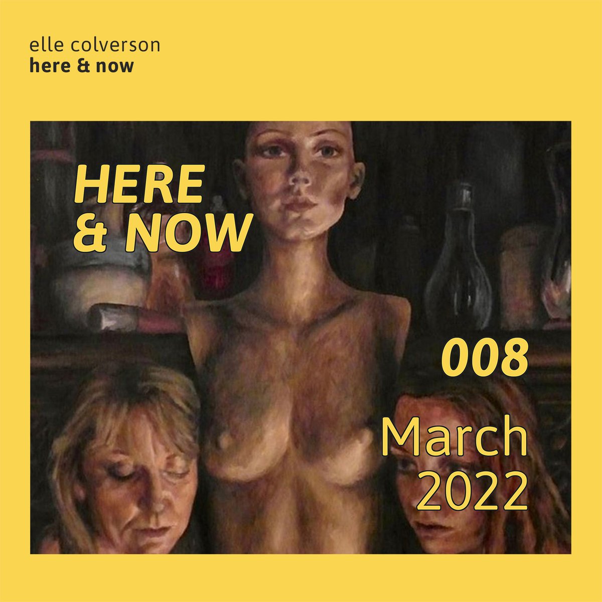 In the first year of Here &amp; Now we've featured 140 artworks by 104 artists in our monthly blogs. Issue 008, cover image by <a href="/ElleColverson/">Elle Colverson</a>. Thank-you to all the artists who let us feature their work; Here &amp; Now is a celebration of your creativity💛

minimalstate.co.uk/blog/here-and-…