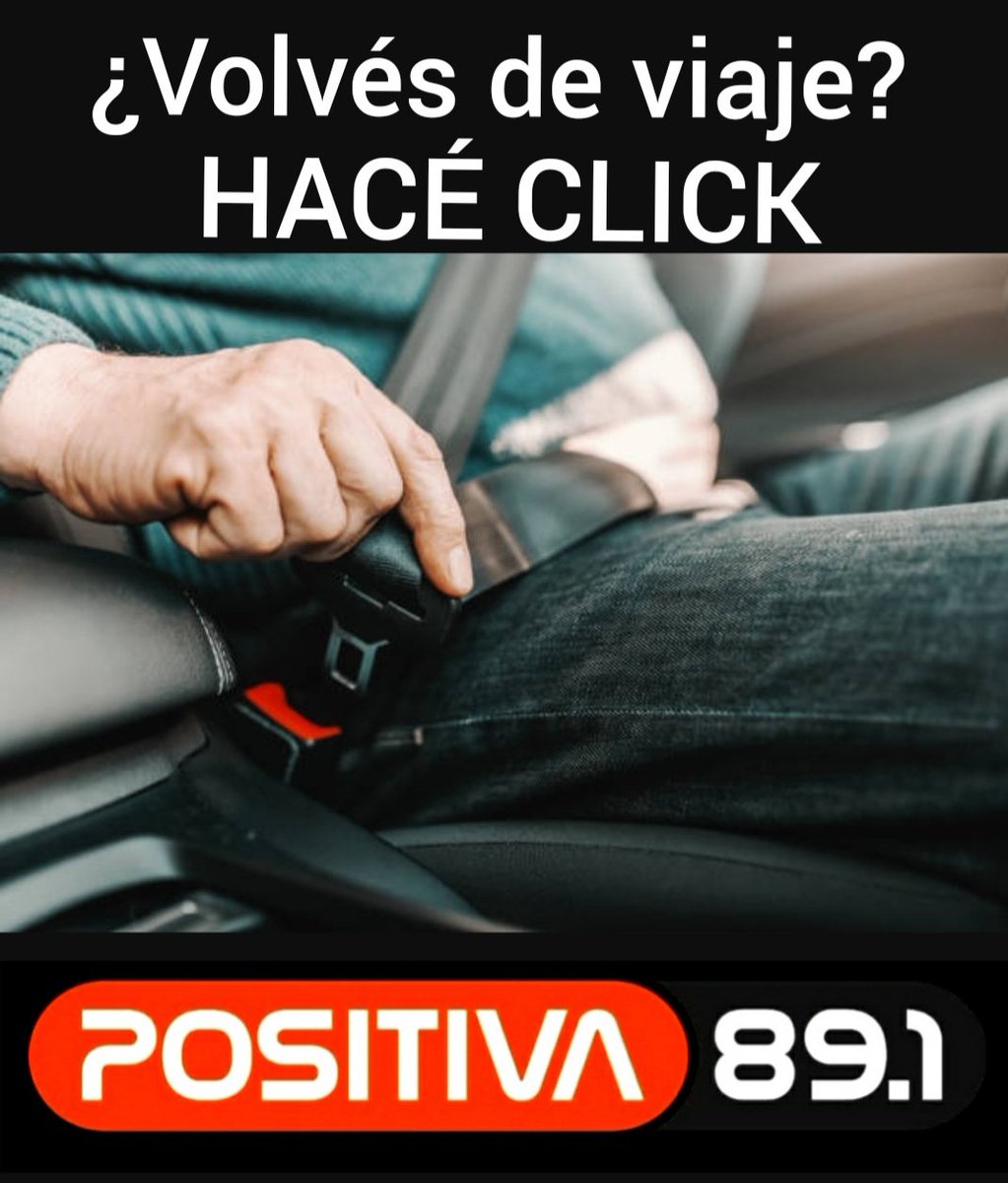 alepolizzo's tweet image. ¿LINDO EL FIN DE SEMANA?
Viajá tranquilo, usá el cinturón. Mañana te queremos como oyente.
#Volvé