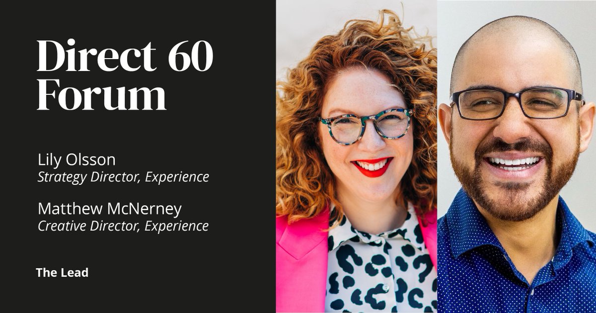 LandorGlobal's tweet photo. Our Strategy Director Lily Olsson and Creative Director Matthew McNerney, will be hosting a roundtable for @The_Lead_Co at the Direct 60 Forum 2022. Discussing connected experiences in transformative brands and how it can drive engagement and growth. https://t.co/LReAeIrG9z. https://t.co/kNJZwtQh4e