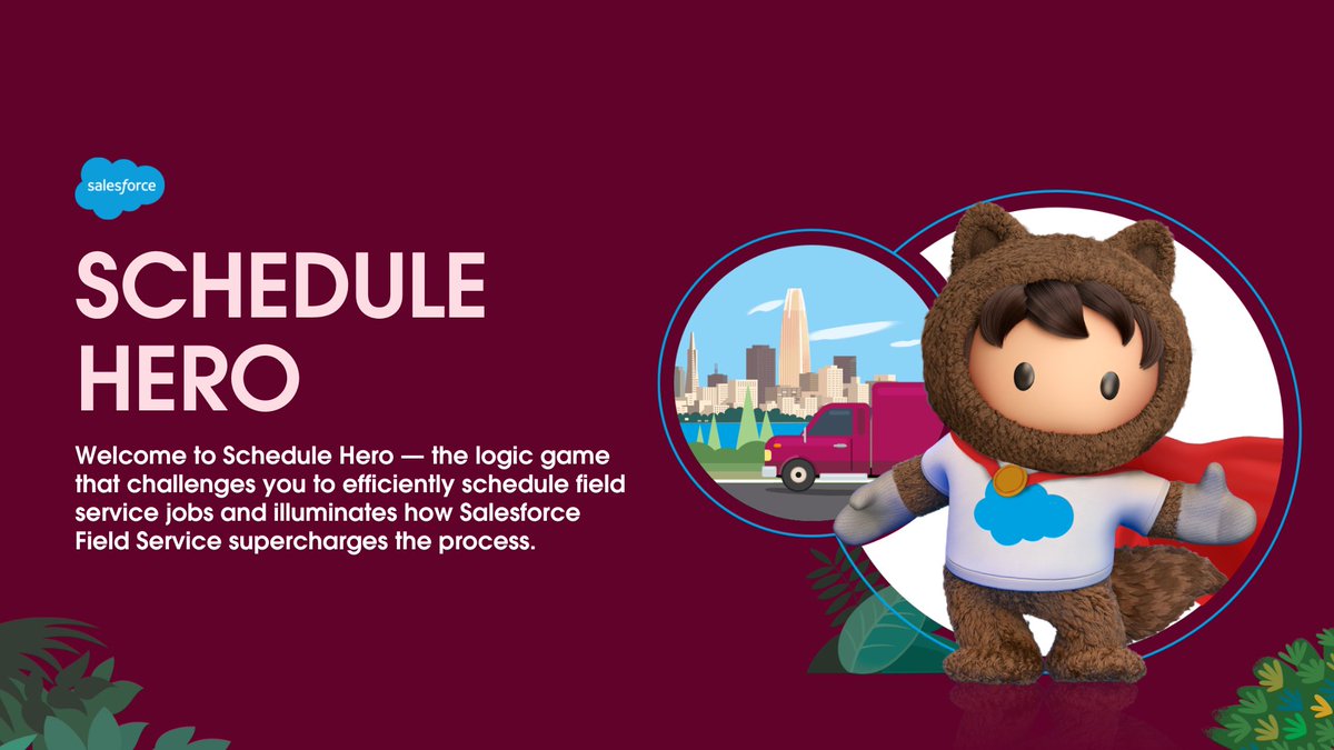 ServiceCloud's tweet photo. Time to test your service skills, Trailblazers!
How efficiently can you schedule your #frontlineservice?
โค๏ธ ๐ฎ Play online and become a schedule hero today: https://t.co/8ZvhA5RQED https://t.co/ITUgFmKQMB