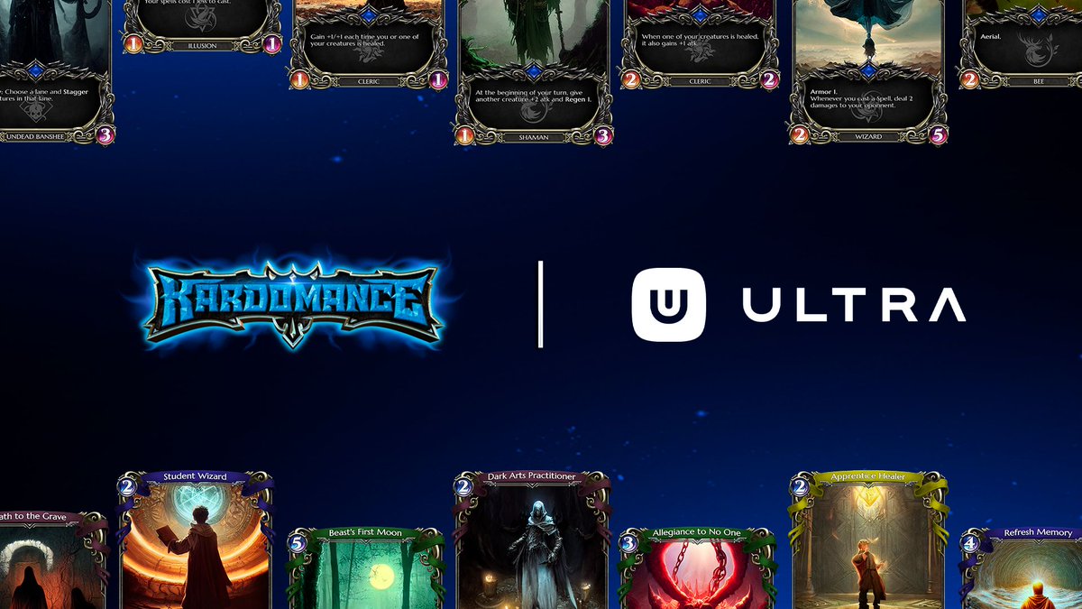 We are so excited to announce our collaboration with next generation gaming platform powered by blockchain : @ultra_io 🤝

This collab provides us the perfect ecosystem for our games and serves our ambition to make Web3 gaming accessible to everyone 🕹

Stay tuned for more

#NFT