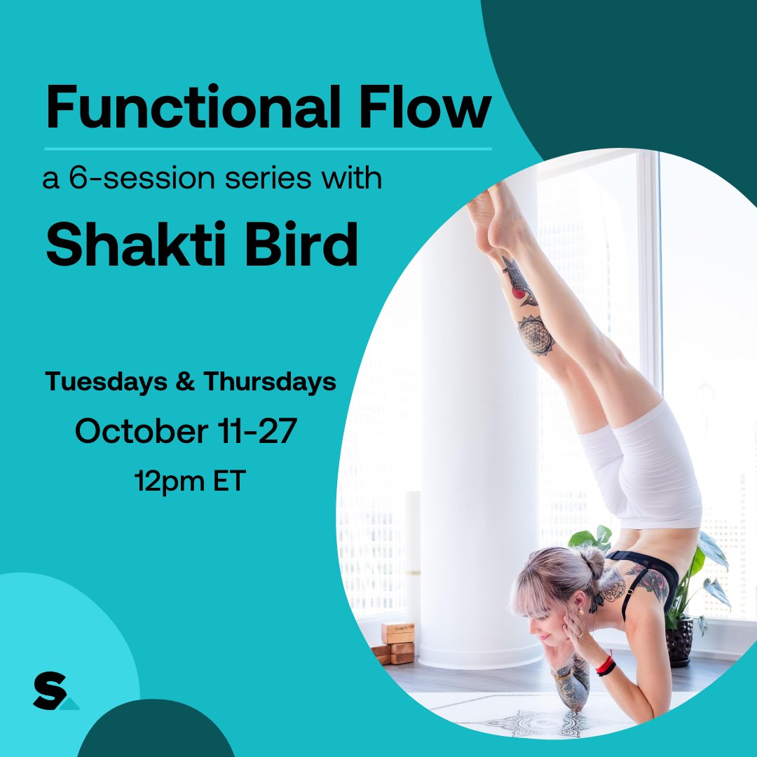 theskills's tweet photo. Join Shakti Bird in this 6-session series designed to assist practitioners in taking responsibility for their practice &amp; improving their overall experience of life. Purchase access to the full series for $75, or drop in on individual classes for $14.99: https://t.co/Q1o59QLihR https://t.co/mWQK2o1Yzl