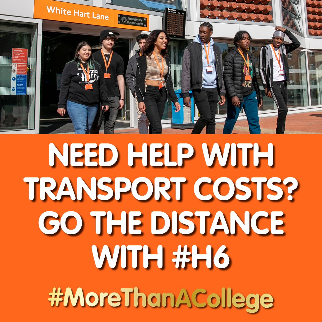 Haringey Sixth Form College on Twitter "We can cover your travel costs