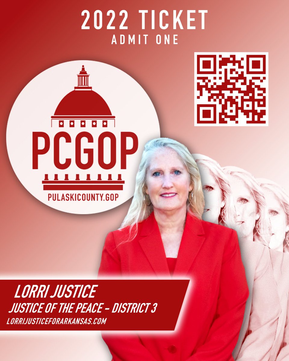 PulaskiARGOP's tweet photo. It's two weeks until Early Voting. Don't let the Pulaski County ballot shenanigans of 2020 repeat themselves and cast your vote #ForARCandidate Lorri Justice for Pulaski County JP District 3! #arpx #pcpx https://t.co/9DKzzPTy5G