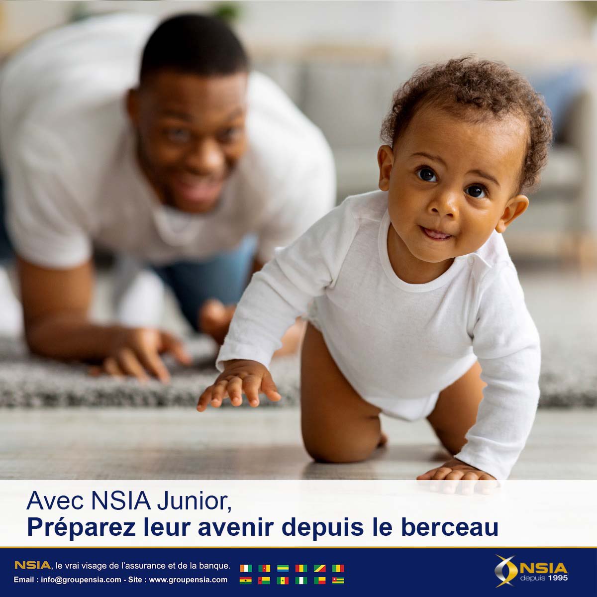 GroupeNsia's tweet photo. Avec le compte NSIA Junior, constituez un capital sur 4 à 10 ans pour vos enfants de 0 à 17 ans et préparez leur avenir depuis la naissance.
Rendez-vous en agence NSIA Banque.
☎️ (+225) 80 200 800
#NSIABanque
#GroupeNSIA https://t.co/Ddo6x0JQE0