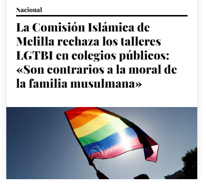 Esperando el tuit indignado de Irene y el especial informativo de La Sexta. A ver qué llega antes.