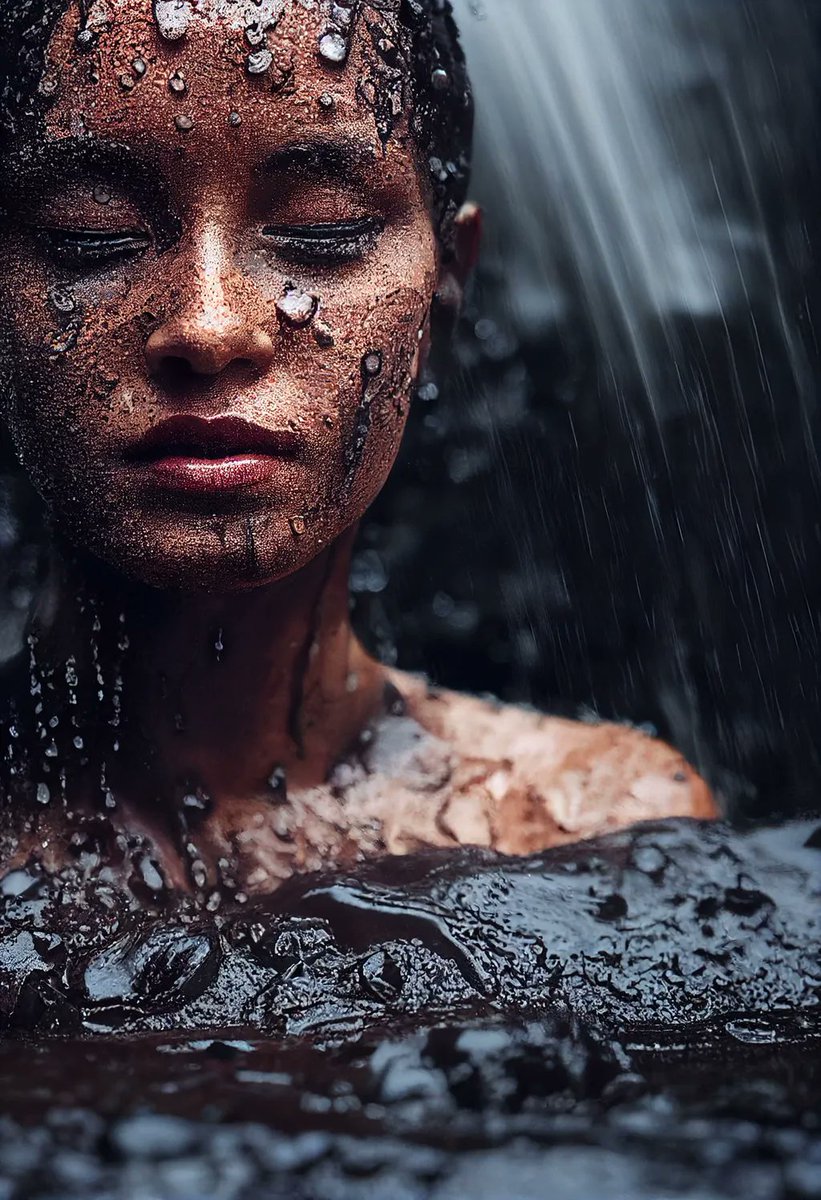 mitchelldanger's tweet photo. Photorealistic artwork of a  woman cleaning mud off her face with rain

 #AIArt #Midjourney #MidjourneyArt #AICreations #DigitalArt #DigitalArtist #Photorealistic #Incredible #Hyperdetailed https://t.co/zdSJ2215Mq