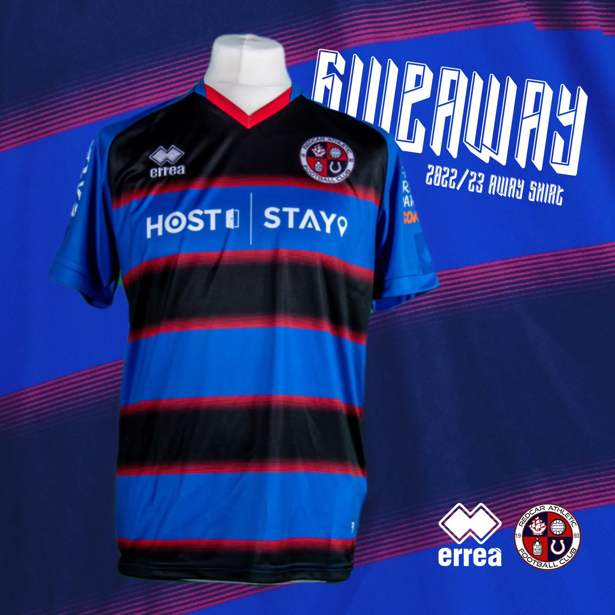 🎉 | We hit 5,000 followers! 

To say thank you, we’re giving away one of our 2022/23 Redcar Athletic away shirts.

To be in with a chance of winning:

1️⃣ Retweet and like this tweet
2️⃣ Follow <a href="/redcarathleticf/">Redcar Athletic FC</a>

#UTS 🔴🔵