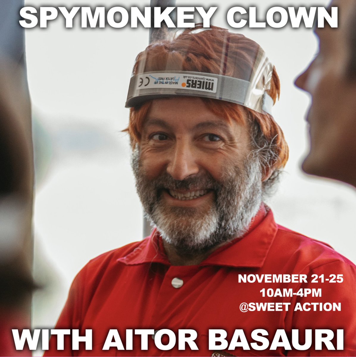 Spymonkeycomedy's tweet photo. Did you see this? ... Aitor is leading a week of Spymonkey Clown in Toronto in November... come and join him to find your funny and laugh until your face hurts!
Book here: https://t.co/p2cYoM1azL
#ClownSchool #ClownCourse #ClownWorkshop #Clown https://t.co/6qawuLmlne