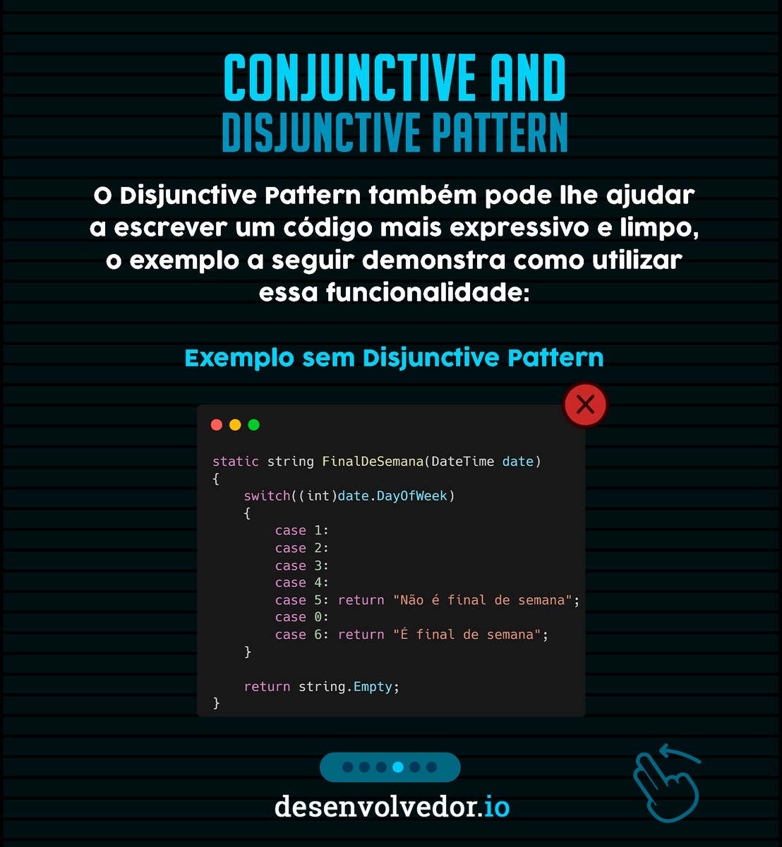 desenvolvedorio's tweet photo. Ei, se liga na nossa dica de hoje! π¦Ύπ
#desenvolvedorio #dicadodev #csharp #dotnet #software #programadores https://t.co/Dp8NZh9dEC